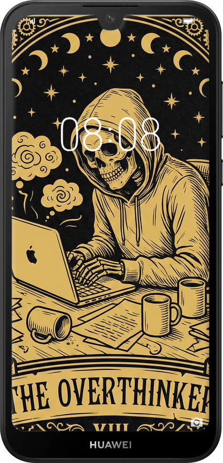 2D пластиковый чехол The Overthinker для Huawei Y5 2019 - 6774t-1695 изображение 