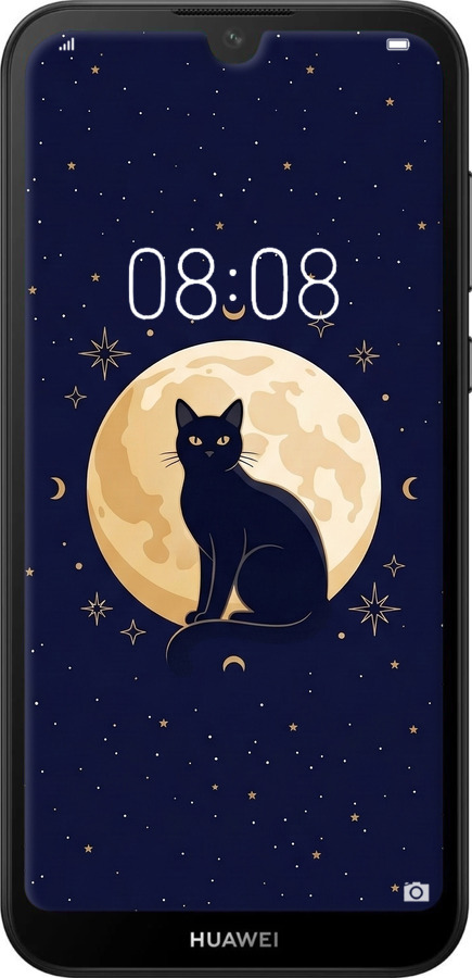 2D пластиковий чехол Cute Cat Celestial/Witchy для Huawei Y5 2019 - 6787t-1695 изображение 