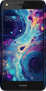3D пластиковый матовый чехол Арт акварель для Huawei Y5 II - 6329m-496 изображение 