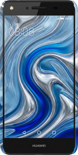 3D пластиковий матовий чехол Liquid Chrome для Huawei Y5 II - 6781m-496 изображение 