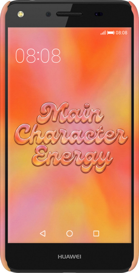 3D пластиковый матовый чехол Aura Gradient Main Character Energy Aesthetic Y2K для Huawei Y5 II - 6783m-496 изображение 