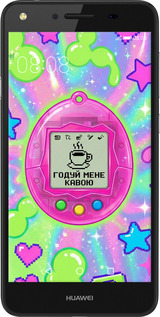 2D пластиковый чехол Y2K Aesthetic Retro Pet: Годуй мене кавою для Huawei Y5 II - 6784t-496 изображение 