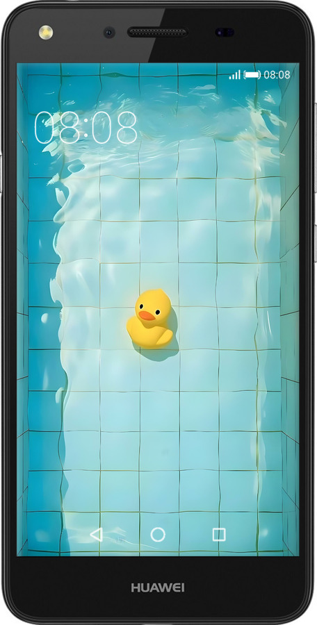 2D пластиковий чехол Каченя для Huawei Y5 II - 6323t-496 изображение 