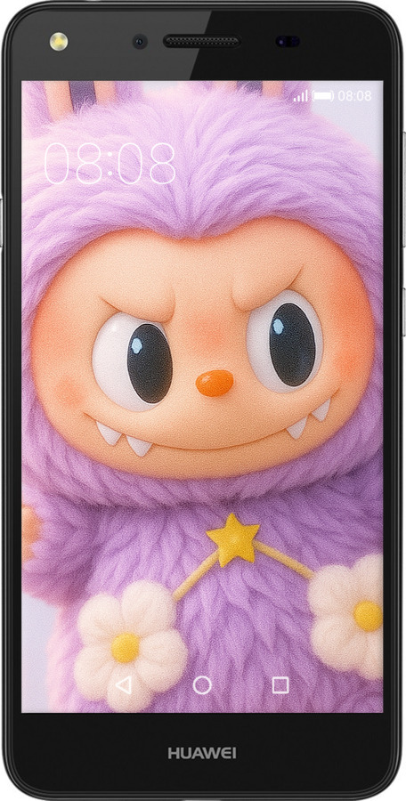 Силіконовий чехол Лабубу для Huawei Y5 II - 6708u-496 изображение 
