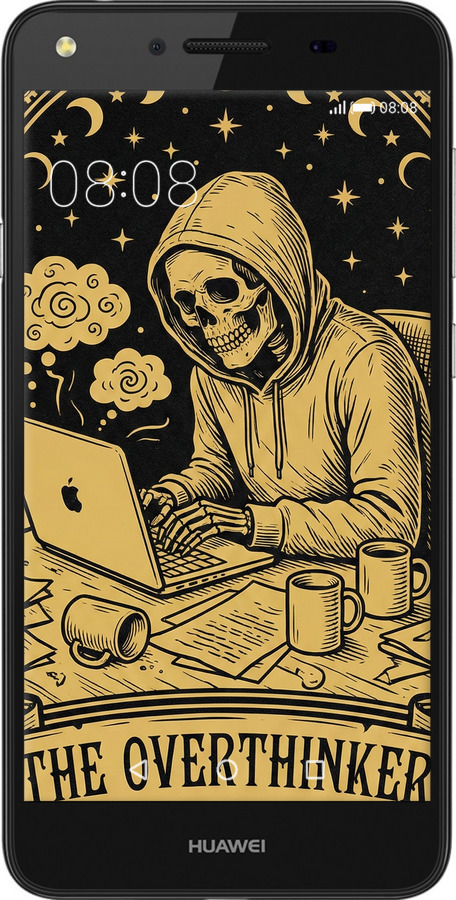 2D пластиковый чехол The Overthinker для Huawei Y5 II - 6774t-496 изображение 