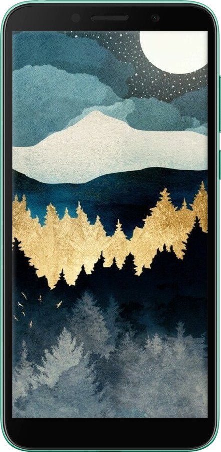 TPU чехол Ночной пейзаж с лесом и горами для Huawei Y5p - 6493b-1936 изображение 