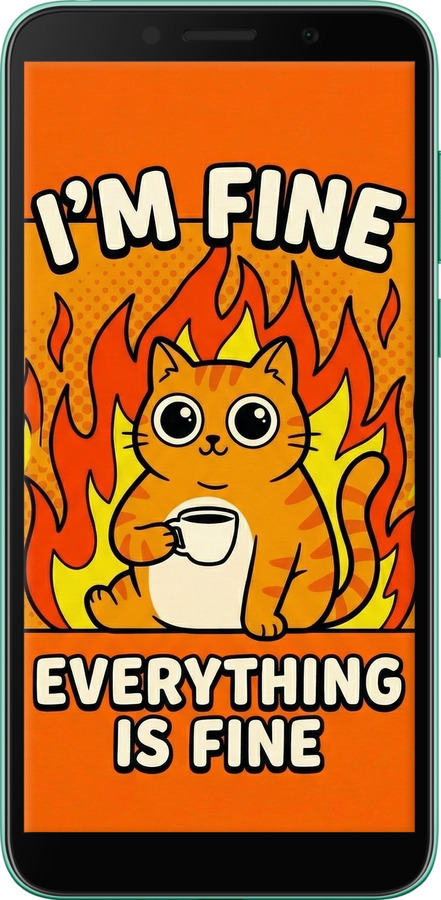 TPU чехол Funny Cat для Huawei Y5p - 6786b-1936 изображение 