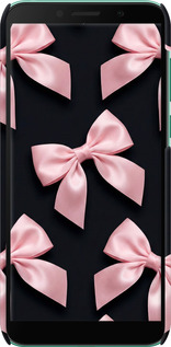 3D пластиковый матовый чехол Coquette Ribbons Dark Coquette для Huawei Y5p - 6767m-1936 изображение 