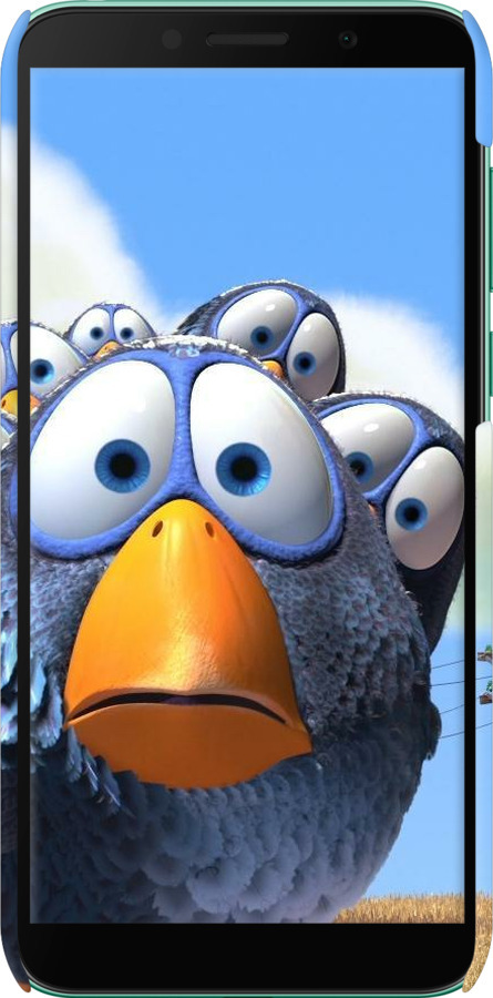 3D пластиковий матовий чехол Angry Birds для Huawei Y5p - 6008m-1936 изображение 