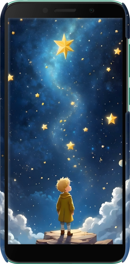 3D пластиковий матовий чехол Маленький принц для Huawei Y5p - 6326m-1936 изображение 