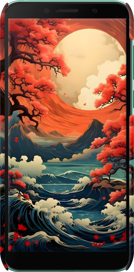 3D пластиковый матовый чехол Природа японии для Huawei Y5p - 6327m-1936 изображение 