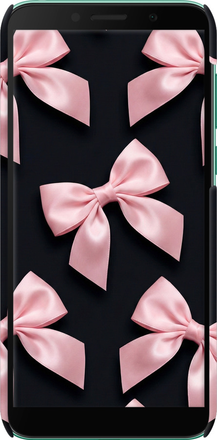 3D пластиковый матовый чехол Coquette Ribbons Dark Coquette для Huawei Y5p - 6767m-1936 изображение 