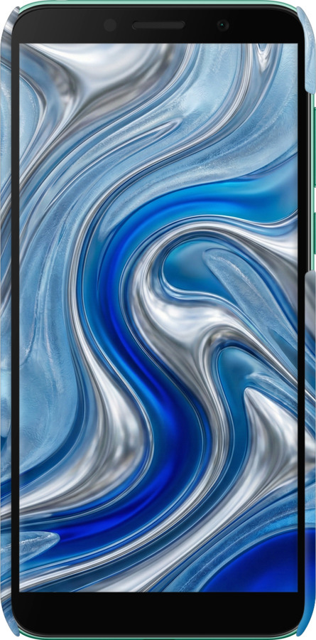 3D пластиковый матовый чехол Liquid Chrome для Huawei Y5p - 6781m-1936 изображение 