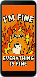 2D пластиковый чехол Funny Cat для Huawei Y5p - 6786t-1936 изображение 