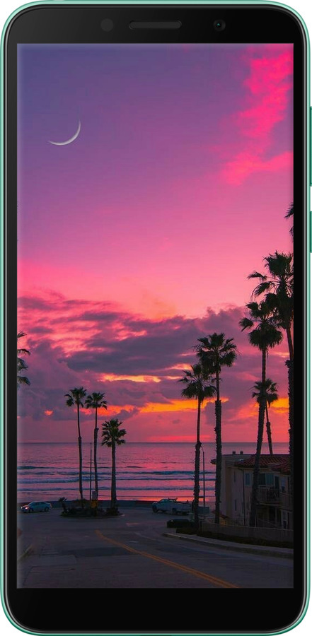 Силиконовый чехол Пальмы для Huawei Y5p - 5873u-1936 изображение 