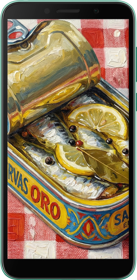 Силіконовий чехол Vintage Sardine Tin Phone для Huawei Y5p - 6772u-1936 изображение 