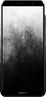 3D пластиковый матовый чехол Абстрактная композиция в серых тонах для Huawei Y6 2018 - 6477m-1637 изображение 