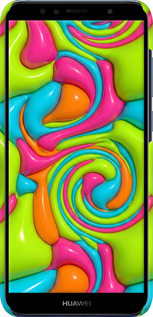 3D пластиковый матовый чехол Y2K Jelly Dream для Huawei Y6 2018 - 6780m-1637 изображение 