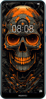 TPU чехол Череп для Huawei Y6 2019 - 5952b-1666 изображение 