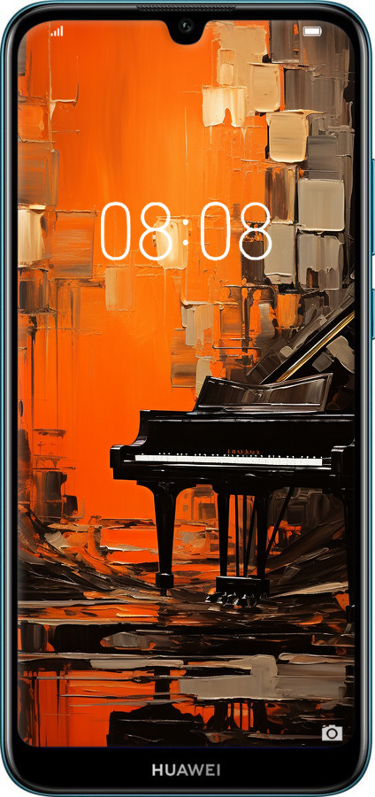 TPU чехол Чехол для телефона Оранжевый Рояль для Huawei Y6 2019 - 5937b-1666 изображение 