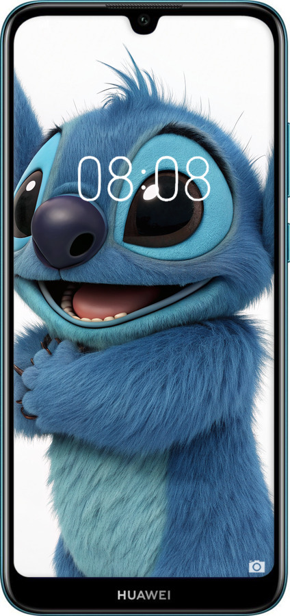 TPU чехол Стич 1 для Huawei Y6 2019 - 6686b-1666 изображение 