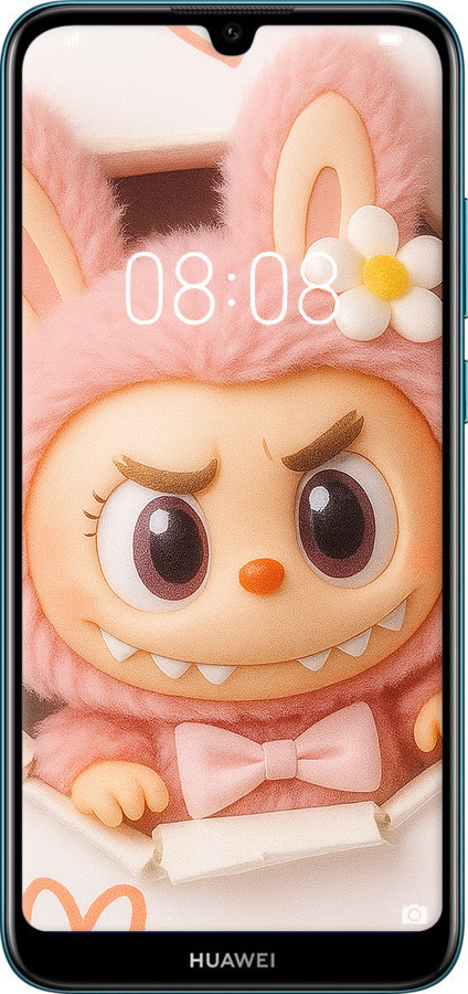 TPU чехол Лабубу 2 для Huawei Y6 2019 - 6710b-1666 изображение 
