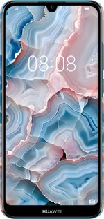 3D пластиковий матовий чехол Мрамор для Huawei Y6 2019 - 6306m-1666 изображение 