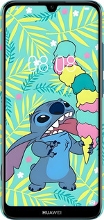 3D пластиковий матовий чехол Стіч для Huawei Y6 2019 - 6361m-1666 изображение 