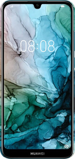 3D пластиковый матовый чехол С красочной абстрактной картиной Соленые берега для Huawei Y6 2019 - 6405m-1666 изображение 