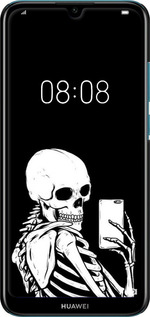 3D пластиковый матовый чехол Скелет делает Selfie для Huawei Y6 2019 - 6535m-1666 изображение 