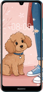 3D пластиковий матовий чехол Мальтипу 3 для Huawei Y6 2019 - 6706m-1666 изображение 