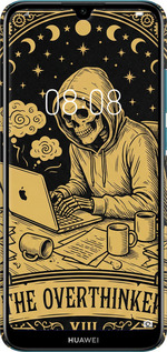 3D пластиковый матовый чехол The Overthinker для Huawei Y6 2019 - 6774m-1666 изображение 