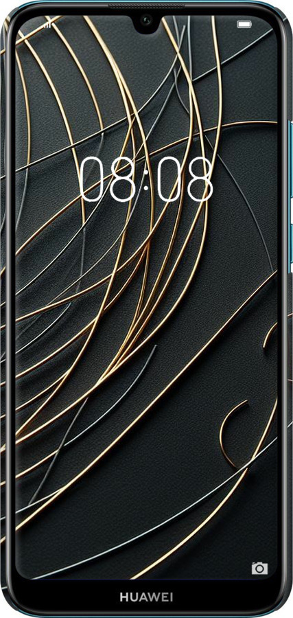 3D пластиковый матовый чехол Связь между мирами для Huawei Y6 2019 - 5837m-1666 изображение 