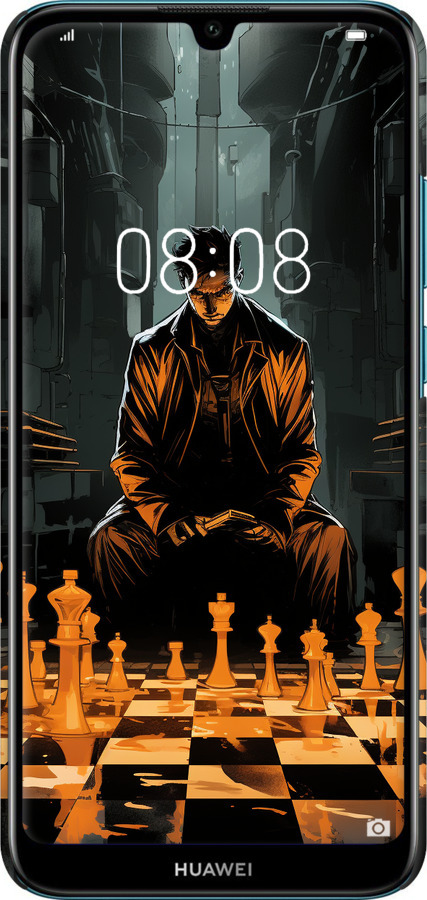 3D пластиковий матовий чехол Шахмати для Huawei Y6 2019 - 5951m-1666 изображение 