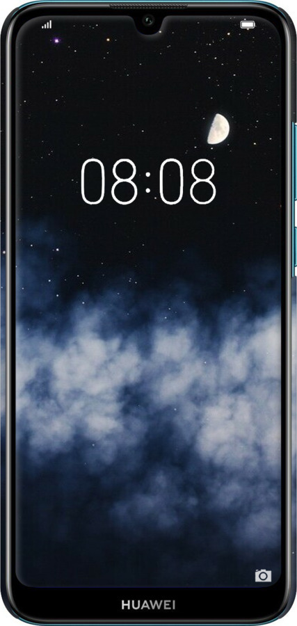 3D пластиковый матовый чехол Ночное небо для Huawei Y6 2019 - 6450m-1666 изображение 