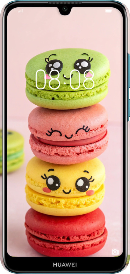 3D пластиковий матовий чехол Печиво для Huawei Y6 2019 - 6693m-1666 изображение 