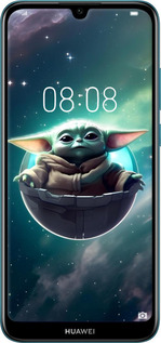 Силіконовий чехол Малышь йода для Huawei Y6 2019 - 6294u-1666 изображение 