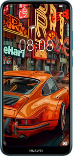 Силіконовий чехол Порше для Huawei Y6 2019 - 6334u-1666 изображение 
