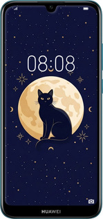 Силіконовий чехол Cute Cat Celestial/Witchy для Huawei Y6 2019 - 6787u-1666 изображение 