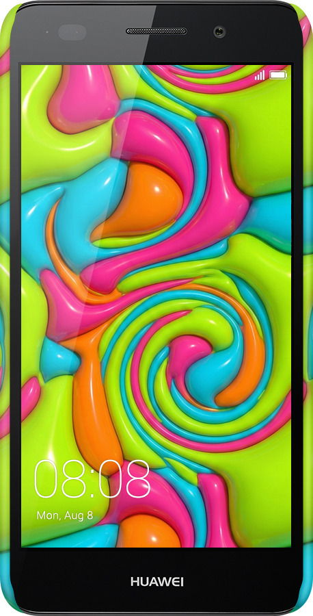 3D пластиковый матовый чехол Y2K Jelly Dream для Huawei Y6 II - 6780m-338 изображение 