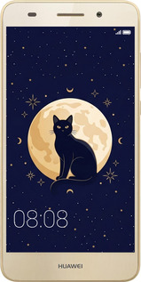 2D пластиковый чехол Cute Cat Celestial/Witchy для Huawei Y6 II - 6787t-338 изображение 