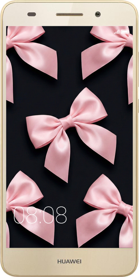 Силиконовый чехол Coquette Ribbons Dark Coquette для Huawei Y6 II - 6767u-338 изображение 