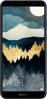 TPU чехол Ночной пейзаж с лесом и горами для Huawei Y6 Prime 2018 - 6493b-1441 изображение 