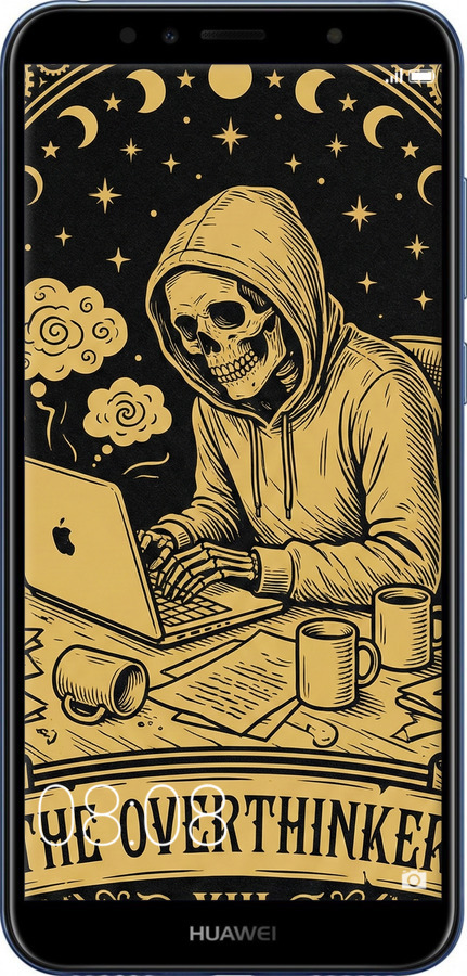 TPU чехол The Overthinker для Huawei Y6 Prime 2018 - 6774b-1441 изображение 