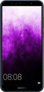 2D пластиковий чехол Абстрактна композиція у фіолетових тонах для Huawei Honor 7C - 6478t-1411 изображение 