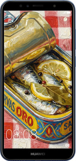 2D пластиковий чехол Vintage Sardine Tin Phone для Huawei Y6 Prime 2018 - 6772t-1441 изображение 