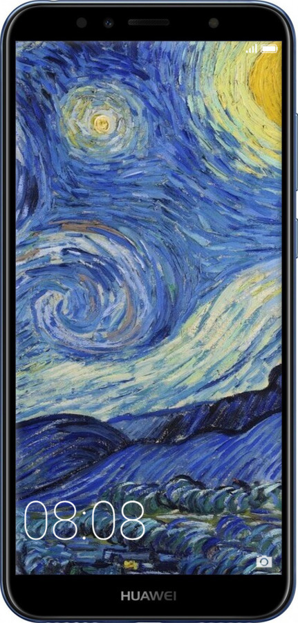 2D пластиковый чехол «Звездная ночь» Винсента Ван Гога для Huawei Honor 7C - 6433t-1411 изображение 