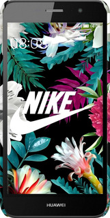 3D пластиковий матовий чехол Nike для Huawei Enjoy 5 - 6378m-475 изображение 