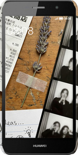 3D пластиковый матовый чехол Aesthetic Scrapbook Collage для Huawei Enjoy 5 - 6773m-475 изображение 