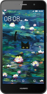 Силиконовый чехол Чехол с изображением водяных лилий Моне и кошек для Huawei Enjoy 5 - 6399u-475 изображение 